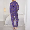 thumbnail image 3 of Pajama Sets for Women 2 Pcs, German Shepherd Dog No.1019 Button Down Long Sleeve Sleepwear Lounge PJ Sets, 3 of 6