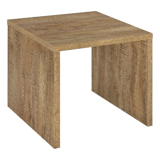 Coaster Canoga Engineered Wood Accent Side End Table in Mango Brown