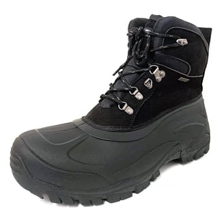Polar Range Men Cold Weather Waterproof Snow Boots Decker Size US 13M Black POLAR RANGE MENS DECKER COLD WEATHER SNOW BOOT - Walmart.com main image 3