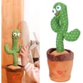 thumbnail image 5 of Juguete de peluche de cactusLindo juguete electrónico de cactus bailando y cantandoupport Sailing Electrónica, 5 of 5
