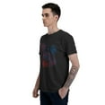 thumbnail image 5 of Red Blue Fireworks Men's T-Shirt Cotton 100% Summer Tops Fashion Casual Red Blue Fireworks Short Sleeves for Men Women Round Collar Top Tees, 5 of 6
