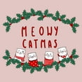 thumbnail image 2 of Junior's Lost Gods Meowy Catmas Kittens  Sweatshirt, 2 of 3
