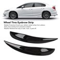 thumbnail image 4 of 1 Pair Car Wheel Eyebrow Protector, Wheel Tires Eyebrow Strip 23cm Left Right Collision Proof Scratch Resistant Anti Fade Mudguard Flare Arch Lip Trim Strip, 4 of 7