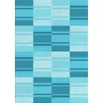 thumbnail image 1 of Ahgly Tapis Rectangulaire Lavable en Machine Intérieur Transitionnel Turquoise Foncé Vert, 2 Pieds x 5 Pieds, 1 of 7
