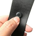 thumbnail image 4 of 4 Pairs Seat Belt Button Buckle Stop - Fit Stopper Kit Black, 4 of 8