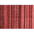 thumbnail image 1 of Ahgly Company Indoor Rectangle Abstract Red Modern Area Rugs, 2' x 4', 1 of 4