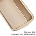 thumbnail image 6 of 1 Pack Non Stick Loaf Pan, Toast Baking Muffin Pans Mold with Silicone Spatula and Food Brush Sets, 7.6 x 3.7 Inches Rectangle Baking Tray (Gold), 6 of 7
