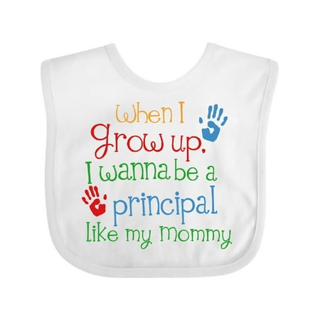 

Inktastic Principal Like Mommy Gift Baby Boy or Baby Girl Bib
