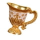 thumbnail image 1 of con asa dorada europea,Copa europea de cristal con asa dorada, elegante vintage,Taza de decoración de restaurante de lujo con relieve,Copa de, 1 of 8
