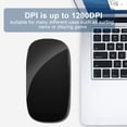 thumbnail image 4 of TM 823 2.4GHz  Mouse, High Sensitivity 1200DPI, Precise Positioning, Ergonomic Design, Quieter Click, Long Work Time, for Laptop Notebook, 4 of 7