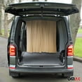 thumbnail image 2 of 54" x 71" Cab Divider Curtain Van Cabin Campervan Kit Beige, 2 of 10