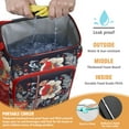 thumbnail image 2 of Abstract Decorative Soft Cooler Bag - 20L Insulated Cooler Backpack, Leakproof Lunch Backpack for Camping, Beach & Picnic, Holds 26 Cans, Elegant Bohemian Pattern, 2 of 5