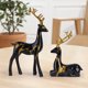 thumbnail image 4 of Escultura En Reno Hot6sl 2 Piezas Resina Adorno negro, 4 of 7