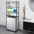 thumbnail image 3 of Laundry Room Storage Organizer, Over The Washer and Dryer Storage Shelves Laundry Room Drying Rack and Space Saver, Hold 33 lb, 3 of 12