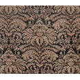 thumbnail image 3 of Chezmoi Collection Lisbon 4-Piece Jacquard Floral Window Curtain Set, Black/Gold, 3 of 8