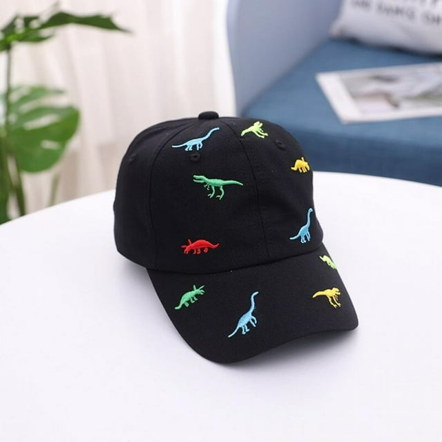Casquette pour Enfants Dinosaure Dessin Animé Casquette de Baseball Confortable