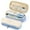Sky Blue, variant on Large Capacity Pencil Case with Compartments, School Pencil Bags with Zipper, Big Storage Pen Bag for School College and Office