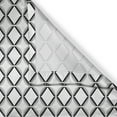 thumbnail image 3 of Ambesonne Geometric Kitchen Curtains, Simple Monochrome Forms, 55"x45", White Charcoal Grey, 3 of 3