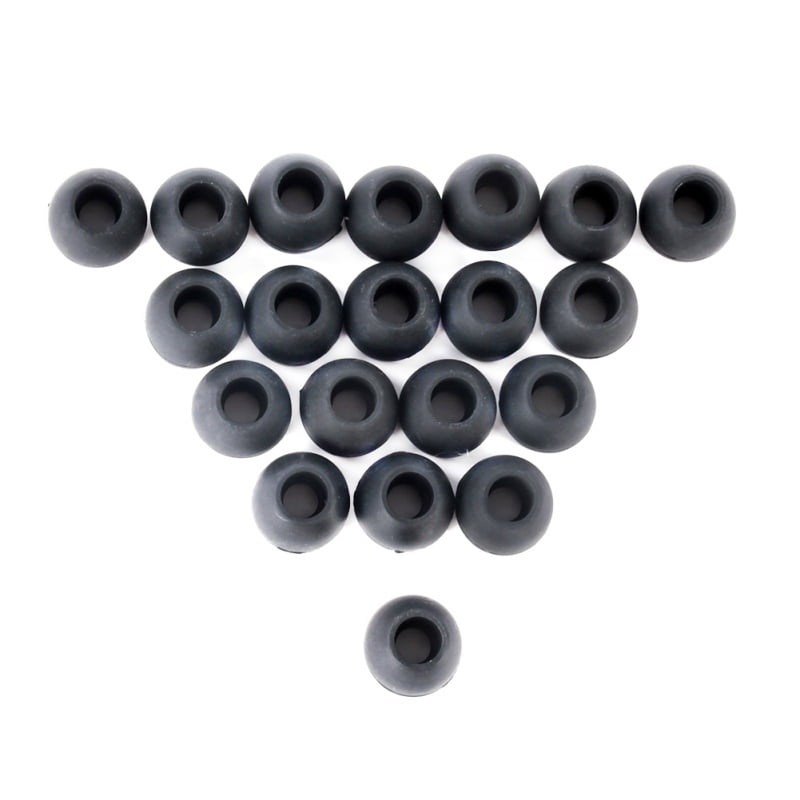 100X small size transparent silicone earbuds ear tip replacement tip cover PCAYA 