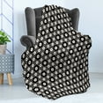 thumbnail image 4 of Geometric Soft Flannel Fleece Blanket, Symmetric Pattern Big and Small Hexagon Forms Modern Style Abstract Design, Cozy Plush for Indoor and Outdoor Use, 50" x 70", Black and Beige, by Ambesonne, 4 of 5