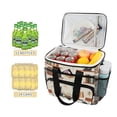 thumbnail image 2 of FORMRS Insulated Cooler Bag 24 Cans Capacity Soft Leakproof Lunch Box with Side Pockets, Cats Reading Pattern, 2 of 7