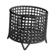 thumbnail image 4 of Cesta redonda de alambre de metal, solución de almacenamiento para la cocina, organizador de encimera para despensa Negro, 4 of 9