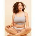 thumbnail image 4 of The Serena - Cotton Wirefree Sports Bra, 4 of 6