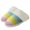 Colorful Fish Scales, variant on Breads Print Cotton House Slippers for Women Fuzzy Slippers with Fur Edges Casual Warm Men House Shoes for Indoor & Outdoor