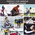 thumbnail image 5 of Sunscreen gloves, ice silk sleeve, outdoor travel arm protection, oversized loose arm sleeve-black, 5 of 5