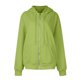 thumbnail image 4 of sudadera con capucha y cremallera de manga larga de color sólido de moda casual para mujer verde / xl, 4 of 6