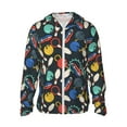 thumbnail image 1 of Balery Bowling Ball Sudadera ligera de manga larga con capucha y protección solar UPF 50+ para hombre y mujer, ideal para pesca y running-XX-Large, 1 of 7