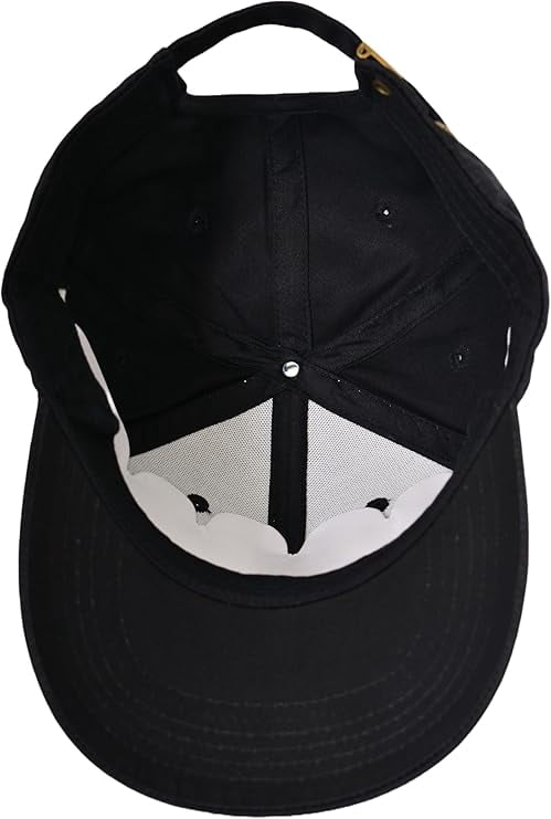 Adjustable Cap Hat for Man & Women |NY Hat| with Exquisite Embroidery |One Size| |Black|