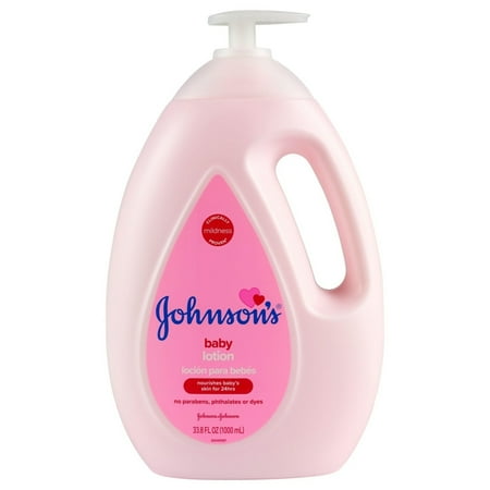 UPC: 0381371196678 | Johnsons Moisturizing Pink Baby Lotion with Coconut Oil (33.8 Fluid Ounce)