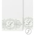 thumbnail image 2 of Authentic Hotel and Spa  100% Turkish Cotton Monica 2PC Embellished Bath Towel Set White J, 2 of 3