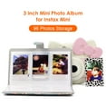 thumbnail image 4 of POINTERTECK 96 Pockets Mini Polaroid Photo Album for Fujifilm Instax Mini Film (Pink), 4 of 10