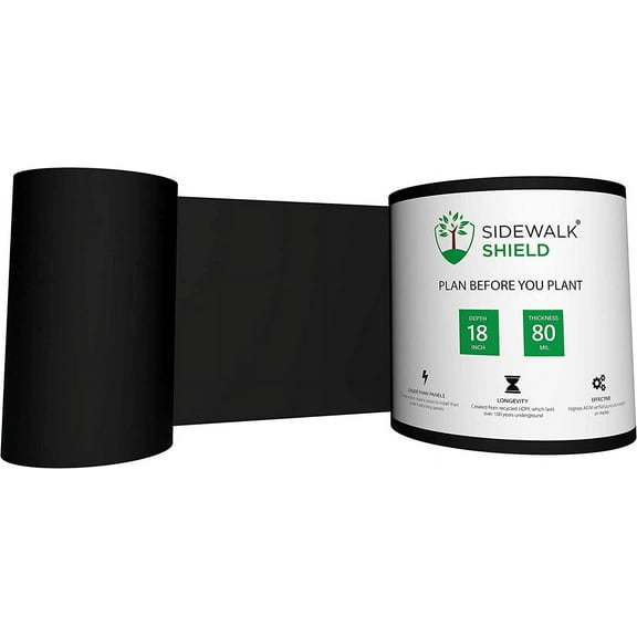 Tree Root Barrier (Standard Duty - 18 inch Depth, 75 feet)