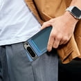 thumbnail image 5 of Wallet Case for Google Pixel 7, Classic PU Leather Removable Magnetic Card Back Slot Anti-falling Anti-drop Shockproof Protective Phone Case Cover for Google Pixel 7, Blue, 5 of 11