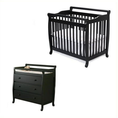 Davinci Emily Mini 2 In 1 Convertible Crib With Changing Table In