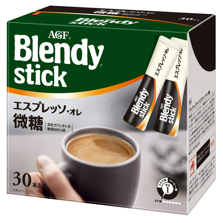 Agf Blendy Cafe Latte Stick Rich Milk Japan No Sugar 18X3 Boxes [Stick