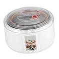 thumbnail image 3 of Máquina para hacer yogur con interior de acero inoxidable, fácil de limpiar, portátil, compacta, multiusos, 1,5 l, para regalo de inauguración de la, 3 of 8