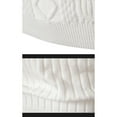 thumbnail image 4 of IYTR Sweaters For Men Casual Solid Color Long Sleeve Pullover Turtle Neck Sweater Leisure Textured Sweater White L, 4 of 5