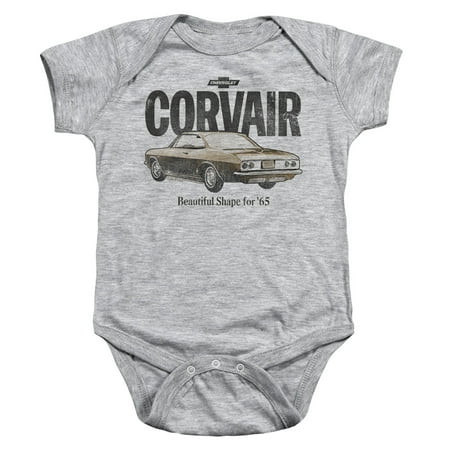 

Chevrolet Retro Corvair Infant Snapsuit Athletic Heather