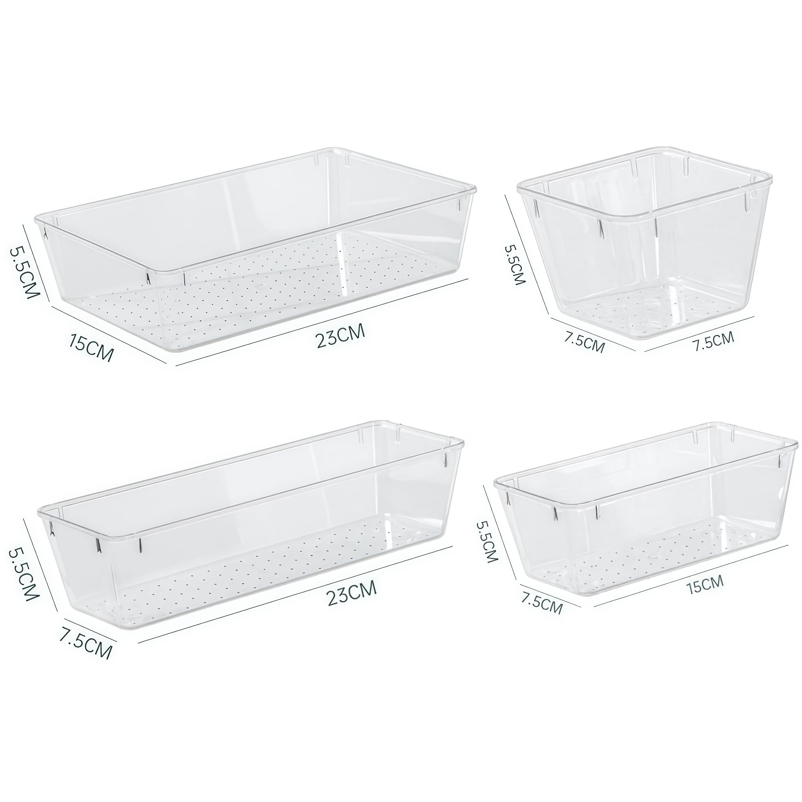 Complete 25 Piece Desk Organization Box Kit for Streamlined Storage Solutions