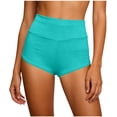 thumbnail image 2 of FNFYFH Cut Out Yoga Shorts for Women Booty Butt Lifting Scrunch Shorts High Waisted Workout Gym Active Hot Pants, 2 of 7