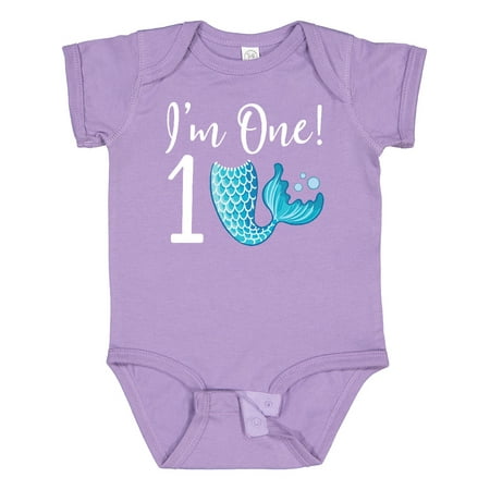 

Inktastic 1st Birthday Mermaid Party Gift Baby Girl Bodysuit