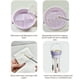 thumbnail image 3 of Limpiador de brochas de maquillaje de silicona plegable con gancho, lavado y secado al aire en una estera de limpieza de brocha, herramienta de limpieza portátil para brochas, borlas de polvo y esponj, 3 of 5