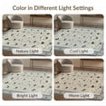thumbnail image 7 of ODIKA Cow Spotted Print Cattle Border Fabric Skin Cowprint Female Flannel Stain Resistant Low Profile for Dorm Room, Small Living Apartment, 7 of 7