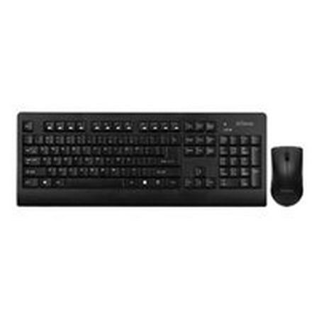 Bornd W521 - Keyboard and mouse set - wireless - 2.4 GHz -
