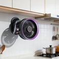 thumbnail image 5 of Rechargeable Portable Fan, 10000mAh Air Circulation Fan with LED Light, Wall Mounted Desktop Fan, Quiet USB Fan with 5 Speeds, Oscillating for Home Office Camping, 5 of 8