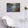 thumbnail image 5 of Luxe Metal Art 'Bridge Fishing' by Bigelow Illustrations Metal Wall Art, 24" x 16", 5 of 8